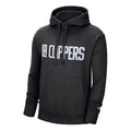 Nike Ce Logo Nba Sports Printing Los Angeles Clippers hooded Pullover Fleece Black DC0807-010