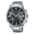 CASIO Quartz Waterproof EDIFICE Stainless Steel Strap Sapphire Crystal Solar Powered Mens Silver Analog EFR-303D-1AVUPR