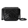(WMNS) Gucci GG Marmont Belt Bag 'Black' 739599-UM8KV-1000