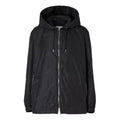 Men's Burberry Logo Jacquard Econyl Hooded Jacket Black 80298701