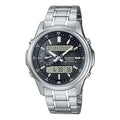 CASIO LINEAGESerieses Men s Silver/ Solar Powered Mens Black Analog LCW-M300D-1AJF