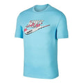 Nike Logo Big Logo Sports Short Sleeve Blue BQ0703-486