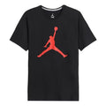 Air Jordan Casual Sports Round Neck Large Logo Short Sleeve Black CD7611-010