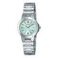 CASIO Quartz Waterproof Peppermint Green Analog LTP-1177A-3ADF