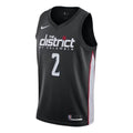 Nike NBA Washington Wizards 2 City Version SW Fan Edition Jersey 'Black' AJ4650-010