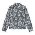 Stussy Hawaiian Zip Jacket Black Printing Zipper Unisex 115568