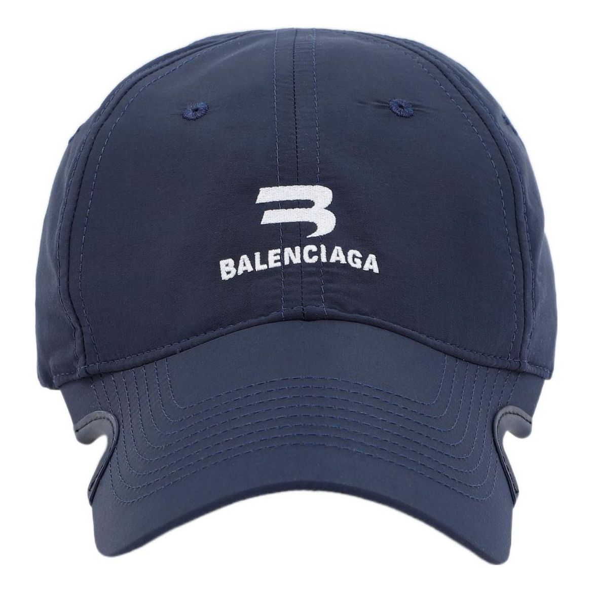 Balenciaga Sporty B Notch Visor Cap 'Blue ' 704102459B11177