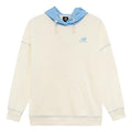 (WMNS) New Balance Lifestyle Fashion Hoodie Asia Sizing 'White Blue' AWT23342-CIC