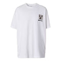 Men's Burberry Chest Printing Cotton Short Sleeve White 45637961