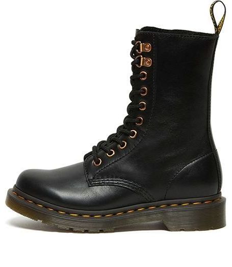(WMNS) Dr. Martens 1490 Rose Gold Hardware High Boots 'Black' 26871001