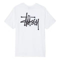 Stussy Classic Basic Printing Short Sleeve 'White' 1904257