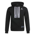 Men's Air Jordan Casual Sports Half Zipper Logo Jacket Black CK6454-010