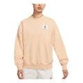 (WMNS) Air Jordan Logo Knitting Round-Neck Swea Orange DM5190-268