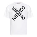 Men's KENZO SS21 Logo Alphabet Printing Short Sleeve White FA65TS5024SJ-01