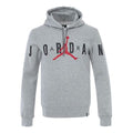 Air Jordan Knit logo Fleece Lined hooded Pullover Hoodie Asia Sizing 'Grey' 834372-063