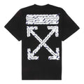 Off-White C/O Virgil Abloh Airport Tape Over T-Shirt 'Black' OMAA038S201850031088