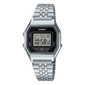 CASIO Quartz Waterproof Unisex Mens Silver Digital LA680WA-1-INTERNATIONAL