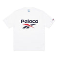 PALACE x Reebok Casual Cozy Round Neck Short Sleeve White T-Shirt P19RBKTS002