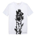 Men's Alexander McQueen Printing Logo Casual Short Sleeve White 631405-QPZ82-0900