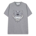 Men's KENZO Printing Round Neck Short Sleeve Gray FB65TS0204YA-95
