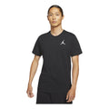 Air Jordan Jumpman Logo Embroidered Sports Round Neck Short Sleeve Black DC7486-010