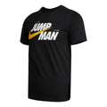 Nike Jmpmn Gfx Ss Crew 2 Leisure Sports Letter Print Short Sleeve Men's Black DM3220-010