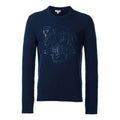 Men's KENZO Tiger Head Printing Dark Blue 5PU2503XB-77