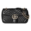 (WMNS) Gucci GG Marmont Medium Shoulder Bag 'Black' 837267-AAE38-1000