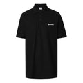 Men's Burberry Alphabet Logo lapel Short Sleeve Polo Shirt Black 80257521