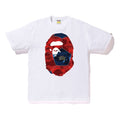BAPE Performance Color Camo Ape Head White Tee BAPE-SS18-091
