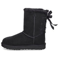 (WMNS) UGG Short Bow Stiefel Fleece Lined Black 1110706-BLK