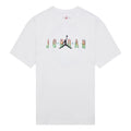 Air Jordan DNA Printing Alphabet Large Logo Short Sleeve White DQ5884-100