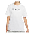 (WMNS) Nike AIR Reflective Alphabet Round Neck Sports Short Sleeve White T-Shirt DD5432-100