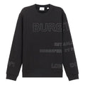 Burberry Horseferry Print Cotton Round Neck Sports Pullover Sweater For Men Black 80375531