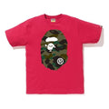 BAPE Unisex AW19 1st Camo Ape Head Online Pink/Red 1E75-110-083