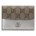 (WMNS) Gucci GG Marmont Card Case Wallet 'Silver' 658610-AAC1H-8161