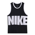 Men's Nike Large Logo Printing Sports Basketball Jersey/Vest Black DA1042-010