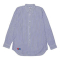 COMME des GARCONS PLAY FW25 Double Pixel Heart Shirt 'Blue White' AZ-B026-051-1