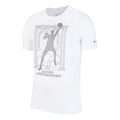 Nike MVP Series Milwaukee Bucks Basketball Sports Printing Round Neck Short Sleeve White CT4015-100
