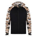 Men's Nike Camouflage Splicing Jacket Black AQ1139-010