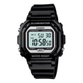 CASIO Waterproof Unisex Mens Black Digital F-108WHC-1A