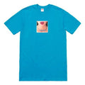 Supreme SS18 Necklace Tee Cyan Printing Short Sleeve Unisex Lake Blue SUP-SS18-533