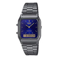 CASIO Quartz Stainless Steel Strap Waterproof Unisex Mens Blue Analog/Digital Combo AQ-230GG-2ADF
