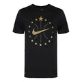 Nike Bronzing Logo Sports Quick Dry Basketball Short Sleeve Black 913343-010