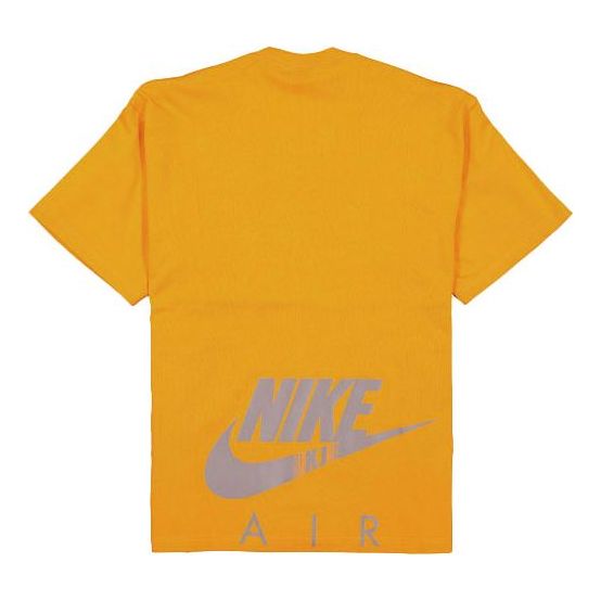 Nike Air x Kim Jones Crossover Logo Alphabet Printing Round Neck Short Sleeve US Edition Couple Style Orange DC9986-804