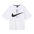 (WMNS) Nike AS W Nike Sportswear SWSH Top SS White CU5683-100