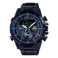 CASIO Waterproof EDIFICE Sports Solar Powered Stainless Steel Strap Mens Black Analog/Digital Combo ECB-800DC-1APR