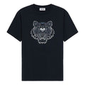 KENZO SS21 Tiger Head Pure Cotton Short Sleeve Black FB52TS9724YG-99