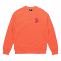 Nike As M Nsw Ft Crw Wtour Embroidered Pattern Round Neck Long Sleeves Orange DD0883-842