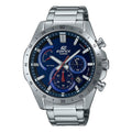 CASIO Waterproof Sports EDIFICE Mens Silver Analog/Digital Combo EFR-573D-2AV